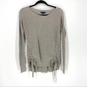 American Eagle | Braided Detail Knit Sweater Sz XS